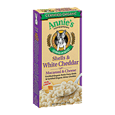 Annie's Organic Macaroni & Cheese Shells & White Cheddar Left Picture